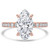 Marquise Diamond Hidden Halo Open Bridge Solitaire with Accents Engagement Ring in Rose Gold (MVSLG1410-R) Marquise Diamond Hidden Halo Open Bridge Solitaire with Accents Engagement Ring in Rose Gold (MVSLG1410-R)