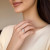 Emerald Diamond Hidden Halo Open Bridge Solitaire with Accents Engagement Ring in Rose Gold (MVSLG1409-R) Emerald Diamond Hidden Halo Open Bridge Solitaire with Accents Engagement Ring in Rose Gold (MVSLG1409-R)
