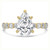 Pear Diamond Solitaire with Accents Engagement Ring in Yellow Gold (MVSLG1407-Y) Pear Diamond Solitaire with Accents Engagement Ring in Yellow Gold (MVSLG1407-Y)
