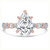 Pear Diamond Solitaire with Accents Engagement Ring in Rose Gold (MVSLG1407-R) Pear Diamond Solitaire with Accents Engagement Ring in Rose Gold (MVSLG1407-R)