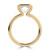 Radiant Diamond Tension Set Solitaire Engagement Ring in Yellow Gold (MVSLG1402-Y)