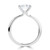 Oval Diamond Tapered Solitaire Engagement Ring in White Gold (MVSLG1396-W) Oval Diamond Tapered Solitaire Engagement Ring in White Gold (MVSLG1396-W)