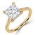 Princess Diamond Hidden Halo Cathedral Solitaire with Accents Engagement Ring in Yellow Gold (MVSLG1390-Y) Princess Diamond Hidden Halo Cathedral Solitaire with Accents Engagement Ring in Yellow Gold (MVSLG1390-Y)