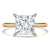 Princess Diamond Hidden Halo Solitaire with Accents Engagement Ring in Yellow Gold (MVSLG1389-Y) Princess Diamond Hidden Halo Solitaire with Accents Engagement Ring in Yellow Gold (MVSLG1389-Y)