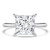 Princess Diamond Hidden Halo Solitaire with Accents Engagement Ring in White Gold (MVSLG1389-W) Princess Diamond Hidden Halo Solitaire with Accents Engagement Ring in White Gold (MVSLG1389-W)
