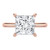 Princess Diamond Hidden Halo Solitaire with Accents Engagement Ring in Rose Gold (MVSLG1389-R) Princess Diamond Hidden Halo Solitaire with Accents Engagement Ring in Rose Gold (MVSLG1389-R)