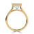 Princess Diamond Bezel Set Cathedral Open Bridge Solitaire Engagement Ring in Yellow Gold (MVSLG1387-Y)