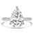 Pear Diamond Hidden Halo Solitaire with Accents Engagement Ring in White Gold (MVSLG1385-W) Pear Diamond Hidden Halo Solitaire with Accents Engagement Ring in White Gold (MVSLG1385-W)