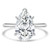 Pear Diamond Hidden Halo Solitaire with Accents Engagement Ring in White Gold (MVSLG1380-W) Pear Diamond Hidden Halo Solitaire with Accents Engagement Ring in White Gold (MVSLG1380-W)