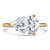 Pear Diamond Open Bridge Solitaire Engagement Ring in Yellow Gold (MVSLG1378-Y) Pear Diamond Open Bridge Solitaire Engagement Ring in Yellow Gold (MVSLG1378-Y)