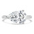 Pear Diamond Open Bridge Solitaire Engagement Ring in White Gold (MVSLG1378-W) Pear Diamond Open Bridge Solitaire Engagement Ring in White Gold (MVSLG1378-W)