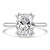 Cushion Diamond Double Prong Solitaire with Accents Engagement Ring in White Gold (MVSLG1375-W) Cushion Diamond Double Prong Solitaire with Accents Engagement Ring in White Gold (MVSLG1375-W)