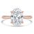 Oval Diamond Hidden Halo Open Bridge Solitaire with Accents Engagement Ring in Rose Gold (MVSLG1371-R) Oval Diamond Hidden Halo Open Bridge Solitaire with Accents Engagement Ring in Rose Gold (MVSLG1371-R)
