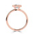 Pear Diamond Bezel Set Open Bridge Solitaire Engagement Ring in Rose Gold (MVSLG1365-R) Pear Diamond Bezel Set Open Bridge Solitaire Engagement Ring in Rose Gold (MVSLG1365-R)