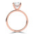 Cushion Diamond Hidden Halo Solitaire with Accents Engagement Ring in Rose Gold (MVSLG1360-R) Cushion Diamond Hidden Halo Solitaire with Accents Engagement Ring in Rose Gold (MVSLG1360-R)