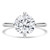 Round Diamond Compass Prong Solitaire Engagement Ring in White Gold (MVSLG1358-W) Round Diamond Compass Prong Solitaire Engagement Ring in White Gold (MVSLG1358-W)