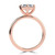 Radiant Diamond Compass Prong Solitaire Engagement Ring in Rose Gold (MVSLG1356-R) Radiant Diamond Compass Prong Solitaire Engagement Ring in Rose Gold (MVSLG1356-R)