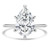 Pear Diamond Solitaire Engagement Ring in White Gold (MVSLG1353-W) Pear Diamond Solitaire Engagement Ring in White Gold (MVSLG1353-W)