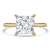 Princess Diamond Hidden Halo Solitaire with Accents Engagement Ring in Yellow Gold (MVSLG1352-Y) Princess Diamond Hidden Halo Solitaire with Accents Engagement Ring in Yellow Gold (MVSLG1352-Y)