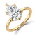 Pear Diamond Hidden Halo Solitaire with Accents Engagement Ring in Yellow Gold (MVSLG1351-Y) Pear Diamond Hidden Halo Solitaire with Accents Engagement Ring in Yellow Gold (MVSLG1351-Y)