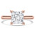 Princess Diamond Cathedral Trellis Solitaire Engagement Ring in Rose Gold (MVSLG1350-R) Princess Diamond Cathedral Trellis Solitaire Engagement Ring in Rose Gold (MVSLG1350-R)