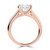 Princess Diamond Cathedral Trellis Solitaire Engagement Ring in Rose Gold (MVSLG1350-R) Princess Diamond Cathedral Trellis Solitaire Engagement Ring in Rose Gold (MVSLG1350-R)