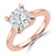 Cushion Diamond Cathedral Trellis Solitaire Engagement Ring in Rose Gold (MVSLG1349-R) Cushion Diamond Cathedral Trellis Solitaire Engagement Ring in Rose Gold (MVSLG1349-R)