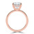 Cushion Diamond Open Bridge Hidden Halo Solitaire with Accents Engagement Ring in Rose Gold (MVSLG1345-R) Cushion Diamond Open Bridge Hidden Halo Solitaire with Accents Engagement Ring in Rose Gold (MVSLG1345-R)