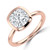 Cushion Diamond Open Bridge Bezel Set Solitaire Engagement Ring in Rose Gold (MVSLG1340-R) Cushion Diamond Open Bridge Bezel Set Solitaire Engagement Ring in Rose Gold (MVSLG1340-R)