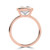 Cushion Diamond Open Bridge Bezel Set Solitaire Engagement Ring in Rose Gold (MVSLG1340-R) Cushion Diamond Open Bridge Bezel Set Solitaire Engagement Ring in Rose Gold (MVSLG1340-R)