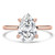 Pear Diamond Open Bridge Hidden Halo Solitaire with Accents Engagement Ring in Rose Gold (MVSLG1339-R) Pear Diamond Open Bridge Hidden Halo Solitaire with Accents Engagement Ring in Rose Gold (MVSLG1339-R)