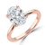 Oval Diamond Solitaire Engagement Ring in Rose Gold (MVSLG1331-R) Oval Diamond Solitaire Engagement Ring in Rose Gold (MVSLG1331-R)