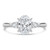 Oval Diamond Tapered Cathedral Open Bridge Three-Stone Engagement Ring in White Gold (MVSLG1329-W) Oval Diamond Tapered Cathedral Open Bridge Three-Stone Engagement Ring in White Gold (MVSLG1329-W)