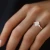 Oval Diamond Tapered Cathedral Open Bridge Three-Stone Engagement Ring in Rose Gold (MVSX1051-R)