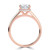 Oval Diamond Cathedral Open Bridge Hidden Halo Solitaire with Accents Engagement Ring in Rose Gold (MVSLG1326-R) Oval Diamond Cathedral Open Bridge Hidden Halo Solitaire with Accents Engagement Ring in Rose Gold (MVSLG1326-R)