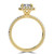 Radiant Diamond Radiant Halo Engagement Ring in Yellow Gold (MVSLG1323-Y)