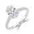 Oval Diamond Cathedral Open Bridge Hidden Halo Solitaire with Accents Engagement Ring in White Gold (MVSLG1316-W) Oval Diamond Cathedral Open Bridge Hidden Halo Solitaire with Accents Engagement Ring in White Gold (MVSLG1316-W)