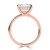 Princess Diamond Hidden Halo Solitaire with Accents Engagement Ring in Rose Gold (MVSLG1312-R) Princess Diamond Hidden Halo Solitaire with Accents Engagement Ring in Rose Gold (MVSLG1312-R)