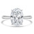 Oval Diamond Hidden Halo Solitaire with Accents Engagement Ring in White Gold (MVSLG1310-W) Oval Diamond Hidden Halo Solitaire with Accents Engagement Ring in White Gold (MVSLG1310-W)