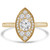 Round Diamond Marquise Cathedral Halo Engagement Ring in Yellow Gold (MVSLG1306-Y)