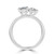 Emerald Diamond Toi et Moi Engagement Ring in White Gold (MVSX1034-W)
