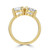 Round Diamond Toi et Moi Solitaire with Accents Engagement Ring in Yellow Gold (MVSLG1633-Y)