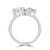 Round Diamond Toi et Moi Solitaire with Accents Engagement Ring in White Gold (MVSLG1634-W)