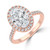 Oval Diamond Oval Halo Halo Engagement Ring in Rose Gold (MVSLG1638-R)