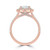 Oval Diamond Oval Halo Halo Engagement Ring in Rose Gold (MVSLG1638-R)