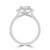 Oval Diamond Oval Halo Halo Engagement Ring in White Gold (MVSLG1638-W)