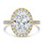 Oval Diamond Oval Halo Halo Engagement Ring in Yellow Gold (MVSLG1638-Y)