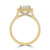 Pear Diamond Pear Halo Halo Engagement Ring in Yellow Gold (MVSLG1639-Y)