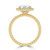 Oval Diamond Oval Halo with Twisted Band Halo Engagement Ring in Yellow Gold (MVSLG1643-Y)