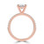 Marquise Diamond Solitaire with Accents Engagement Ring in Rose Gold (MVSLG1648-R)